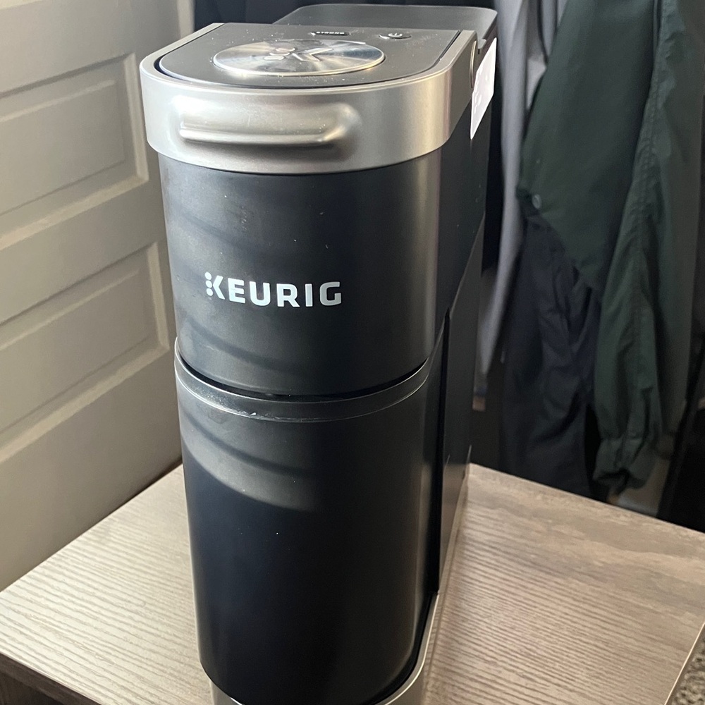 Keurig Single-Serve Brewer in Black with Silver Accents